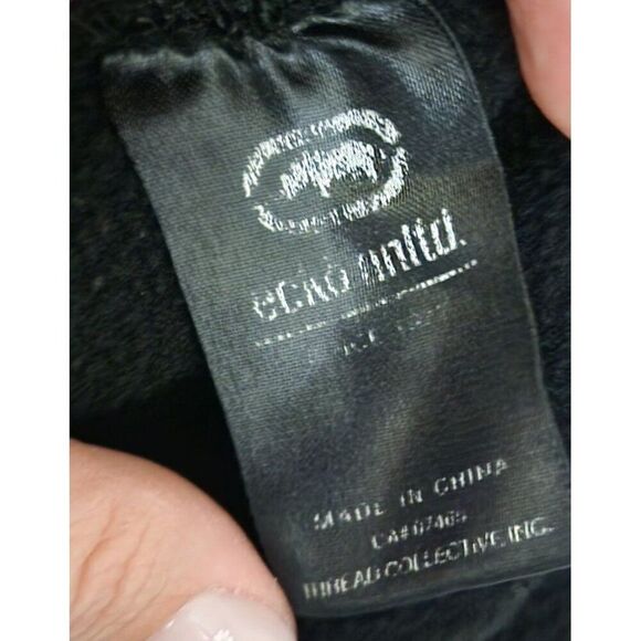 Vintage Y2K Ecko Unitd Full Zip Sweatshirt Hoodie Mens 2XL Black - Picture 6 of 6